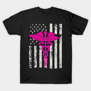 Nurse american flag T-Shirt